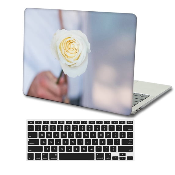 KSK KAISHEK Plastic Protective Case Hard Cover for 2012 - 2015 Release Old MacBook Pro 15 inchs Retina Display + Black Keyboard Cover Model: A1398 Rose series 0617