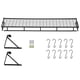 thumbnail image 2 of Estante De Sartén, Estante De Sartén Colgante De Metal Con 10 Soportes De Gancho, Construcción De Hierro Tratado Con Organizador De Almacenamiento De Cocina Para Mantener, 2 of 7