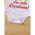 thumbnail image 4 of The Baby Who Stole Christmas Outfit Baby Boys Girls Xmas Green Furry Monster Costume Clothes Set Sl, 4 of 4