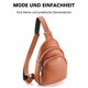 thumbnail image 5 of Bolso bandolera, bolso de hombro tipo bandolera, bolso de hombro deportivo de cuero PU para mujer, bolso de riñonera pequeño y elegante, 5 of 5