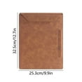 thumbnail image 3 of A4 Board Clip File with Leather Writing Pad, Multifunctional Clip Board for Meetings, Record Drawing, and Writing Tablet for Office and Travel, 3 of 6