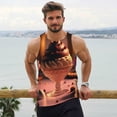 thumbnail image 6 of Logiee Colorful Cake Ice Cream Print Men's Workout Tank Top,Quick Dry Workout Tank Top,Gym Muscle Tee,Fitness Bodybuilding Sleeveless T Shirt-X-Large, 6 of 7