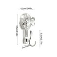 thumbnail image 3 of Vacuum Suction Cup Hook For Bathroom Bathroom Kitchen Household Use With No Traces And Strong Suction Hook Bathroom Towel Hook Kitchen Cloth Hook Hat Hook, 3 of 6