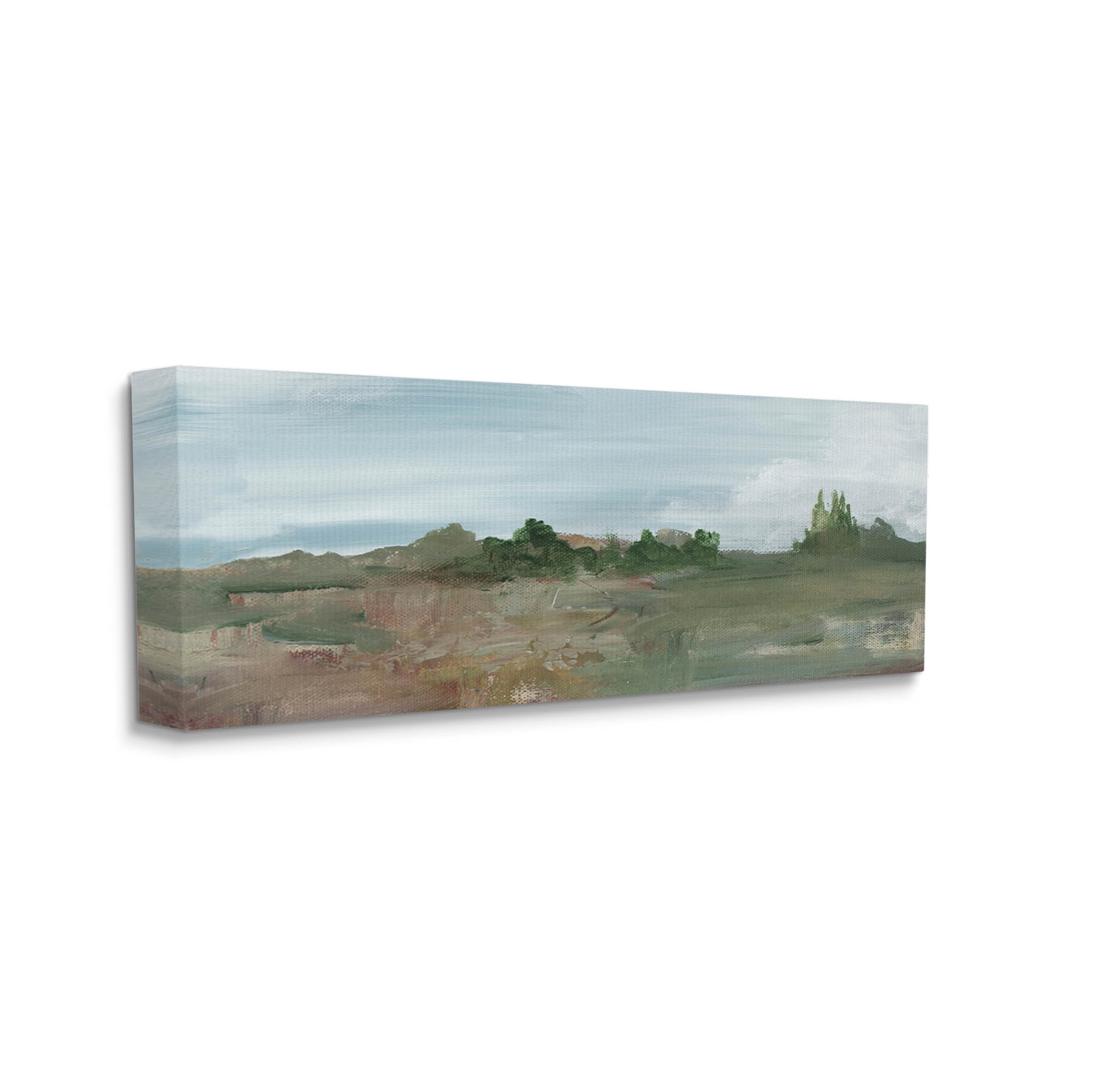 Stupell Industries Abstract Rural Landscape Painting Gallery Wrapped Canvas Print Wall Art, Design by Robin Maria
