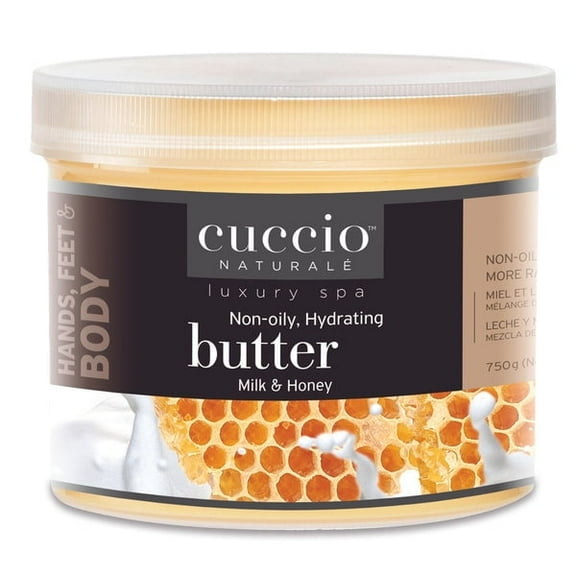 Cuccio Naturale Butter Blend Milk & Honey 26 oz Non-oily Hydrating Body Butter