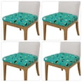 thumbnail image 2 of Fuzoiu Sushi Print Square Cushion Cover,Couch Cushion Covers, Stretch Seat Slipcover for Dining Chairs, Banquets, and Home Decor-Four Pieces, 2 of 7