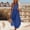 Blue, variant on Women's Sleeveless Maxi Dress, Solid Color V-Neck Casual, Flowy Long Tank Dress for Summer Beach or Vacation, 2026 New Limited-time Offer