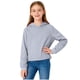 thumbnail image 2 of Cowsor Cute Hoodie for Teen Girls Trendy Solid Color Preppy Hooded Sweatshirts Kids Pullover Long Sleeve School Outfits, 2 of 7