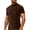 Coffee, variant on Mens Shirts Big and Tall,Men's Fashion Short Sleeve Turtleneck Slim Fit Pullover Tops Thermal Shirts