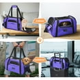 thumbnail image 7 of GOOPAWS Soft-Sided Dog & Cat Carrier Bag, Purple, 17'', 7 of 7