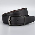 thumbnail image 3 of Men Genuine Leather Belts Adjustable Casual Dress Belt for Jeans Work Size 30-40, 3 of 9
