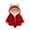 Red, variant on Godderr 6 Months-5 Years Old Boys Girls Hoodie Jacket for Baby Toddler,Winter Cotton Hooded Jacket,Long Sleeved Sweater down Coats