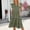 Army Green, variant on Odbmxy Short Sleeve Plus Size Summer Dresses for Women Midi Women Plus Dresses Plain Regular Party Classy Ruffle Dresses,Red S
