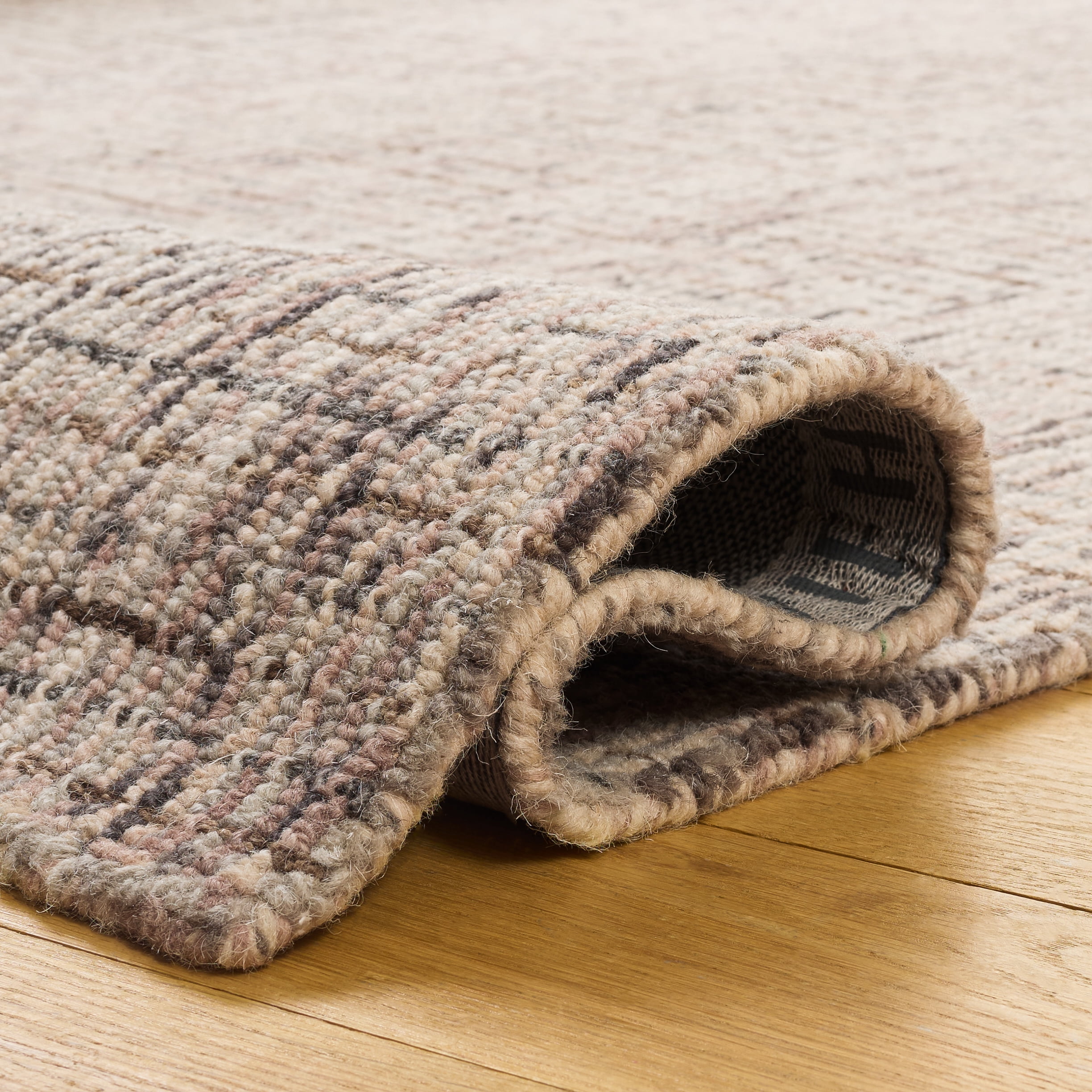 Safavieh Abstract Delia Distressed Wool Area Rug, Beige/Brown, 4' x 6'