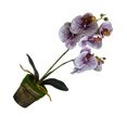 thumbnail image 4 of Artificial en maceta flor de orquídea simulación floral decoración tela orquídea falsa con maceta, púrpura seitruly HA7708-03B, 4 of 6