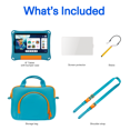 thumbnail image 3 of onn 8" Kids Tablet Bundle, Aqua (2024 Model) ,3GB+32 GB, Powered by Android 14, with Bonus Storage Bag, Screen Protector, Stylus, and Shoulder Strap, 3 of 11