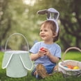 thumbnail image 4 of asddcavvf Easter for Kids Easter Bunny Easter Easter With Name Blue With Bunny Ear Photo Storage Containers, 4 of 6
