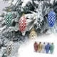 thumbnail image 1 of Adornos navideños, regalos navideños, 5 piezas de árbol de Navidad, decoración navideña para coche, colgante, diseño de escena, manualidades, regalos, amuleto navideño, 1 of 5