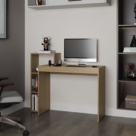 Office Desks Desk Office Light Oak Home Office Desks Engineered Wood Wooden Office Desks Furniture Office Desks & Work Surfaces Desk Office