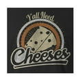 thumbnail image 2 of 9 Crowns Tees Y'all Need Cheeses Funny Graphic Tee Shirt (Juniors Black, XS), 2 of 3