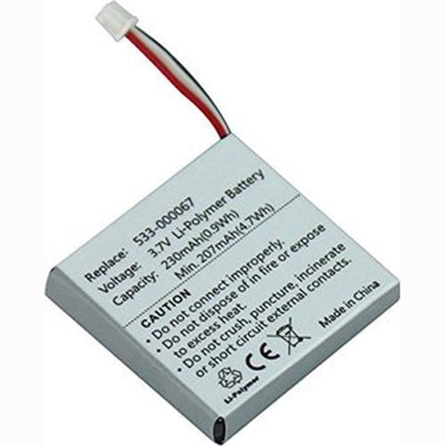 CELLONIC® Batterie Premium Compatible avec Logitech H800 L/N: 1109 L/N: 1110 Batterie de Recharge Accu Remplacement 230mAh 533-000067,AHB472625PST 