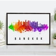 thumbnail image 1 of Pera Print Bangkok Skyline Thailand Poster, Bangkok Cityscape Painting, Bangkok Thailand Poster, Cityscape and Landmark Print, Home Wall Art, Office Wall Decor - 27x40 Inches, 1 of 1