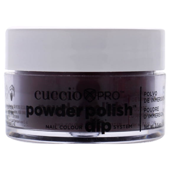 Cuccio Colour Pro Powder Polish Nail Colour Dip System - Midnight Purple Nail Powder 0.5 oz
