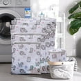 thumbnail image 6 of Storage Laundry Bag Polyester Printing Laundry Bag Underwear Bra Washing Machine Bag Mesh Travel Folding Laundry Basket, 6 of 6
