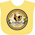 thumbnail image 3 of Inktastic Chicken Farmer Ask About My Chickens Boys or Girls Baby Bib, 3 of 4