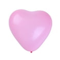 thumbnail image 6 of ADDHAT 50pcs 10 Inch 2.2g Heart Latex Balloons Balloons Decoration Supplies (White+ +Rose Red), 6 of 7
