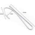 thumbnail image 2 of Stainless Steel Curtain Hooks, 100 Pieces Pin-On Drapery Hook for Durability and Rust Resistance, Suitable for All Curtain Thicknesses, 2 of 8