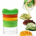 thumbnail image 2 of Spiral vegetable chopper, pasta 4 in 1 spiral vegetables, spiral vegetables vegetables zucchini peeled noodles, carrots, cucumbers, 2 of 5