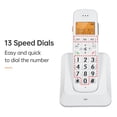 thumbnail image 1 of Cordless telephone,3 Lines Lcd 3 Hands-free Calls Mute Function Call Mute Call Block With Buttons Intercom Conference 5 13 Block Hands-free Buttons Office Lines Display Function 16 Support 5, 1 of 7