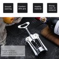 thumbnail image 1 of Herwey Wine Opener,Multifunction Zinc Alloy Red Wine Beer Bottle Opener Corkscrew Cork Puller Remover Home Bar Tool,Cork Puller, 1 of 8