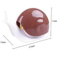 thumbnail image 2 of Snail Shape Liquid Soap Dispenser Portable Cartoon Soap Storage Box Shower Shampoo Dispenser Bottles Bathroom Accessories (Brown), 2 of 7