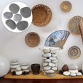 thumbnail image 5 of Paquete de 10 piedras grandes planas para pintar - Decoración de acuario, grava decorativa de playa, manualidades y decoración de jardín, 5 of 5