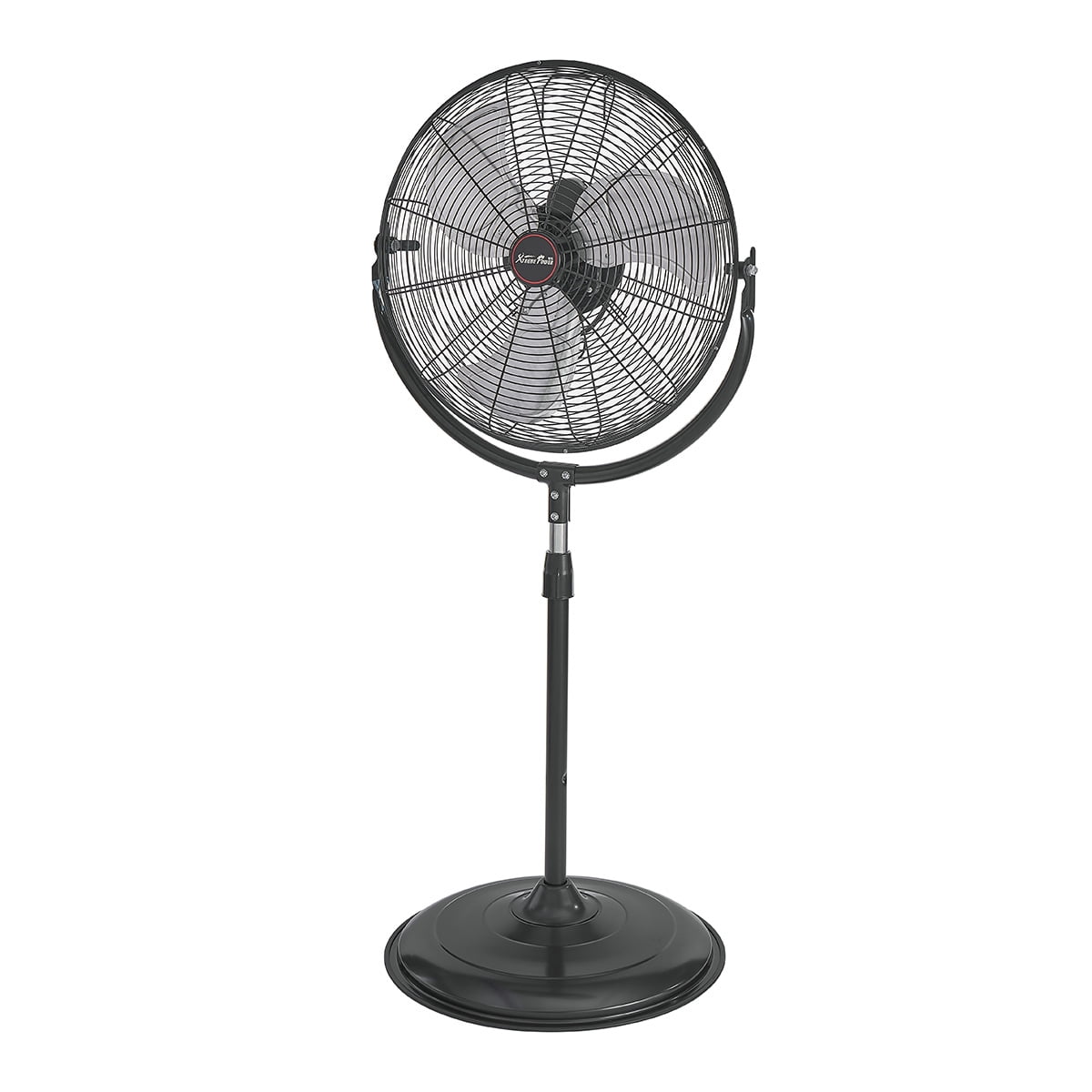 XtremepowerUS 20" Tilting Pedestal Fan, 5500 CFM High Velocity 3 Speed Standing Fan With 1/5 HP Powerful Motor for Residential, Commercial, Industrial, Warehouse, Garage, Workshop - UL Listed