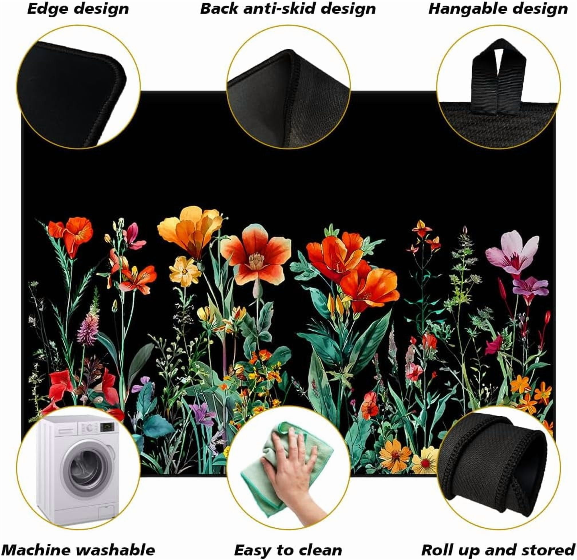 Electric Stove Cover 20.47x28.35" Stove Top Cover for Electric Stove Foldable Glass Cooktop Protector Non-Slip Top Protector Mat DIY