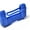 Blue, variant on PIT66 2Pcs Car Safety Seat Belt Buckle Clip Protector Trim Silicone Cover Universal Red