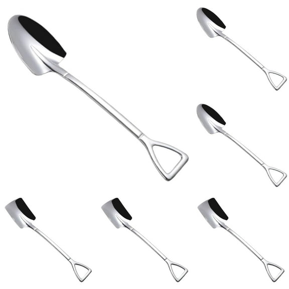 Cake Fruit Spoons Stainless Spoon Small Spoons Dessert,A Nice for People Who Love Cooking or Baking./Stainless Steel Teaspoon Coffee Ice Cream Watermelon Dessert Spoon Sl1