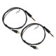 thumbnail image 2 of 2 Uds 5,9 Pies RCA Tatuaje Clip Cable Cabeza Recta Elástico Flexible Estable Corriente RCA Clip Cable Rotatorio Tatuaje Máquina Fuente De Alimentación Kit OD2.2mm(Negro), 2 of 5