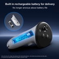 thumbnail image 4 of Charging Dock for Meta Quest 3 / Quest 3S, Fast Charger with 2 Rechargeable Batteries, 8 LED Lighting Modes, USB-C Charging Accessory for Oculus Meta Quest 3/3S, Support Elite / Battery Head Strap, 4 of 9