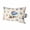 Blue,Cream, Gold, variant on Coastal Shells Outdoor Pillows for Chaise Lounge Chair Waterproof Lumbar Pillows with Insert&Adjustable Strap Beach Headrest Pillow Summer Ocean Waves Conch Grey Wooden Grain Pool Pillow 11"x16"