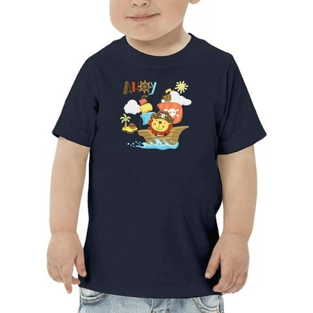 

Cartoon Funny Lion On Sailboat T-Shirt Toddler -Image by Shutterstock 5 Toddler