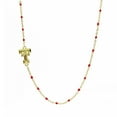 thumbnail image 2 of The College Logo Necklace: Side Set Logo on Enamel Bead Necklace, 2 of 11