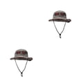 thumbnail image 3 of Sonducket Sombrero de pesca Reemplazo vintage Unisex Moda a prueba de sol A prueba de viento Cordón Fácil a juego Gorra Sombrero Verde Verde 2piezas, 3 of 6