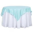 thumbnail image 6 of Efavormart 54x54" LIGHT BLUE Wholesale Linens Seamless Polyester Square Linen Tablecloth For Wedding Banquet Party Restaurant, 6 of 9