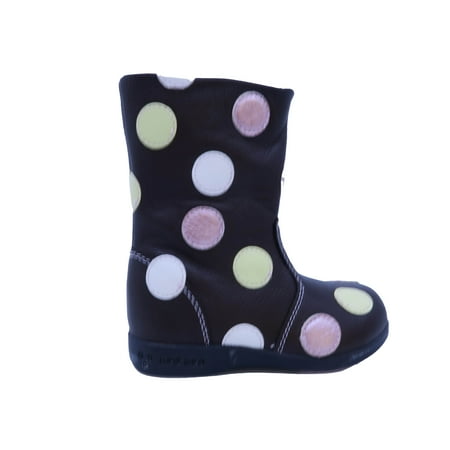 

Pre-owned Pediped Girls Brown | Polka Dots Boots size: 6-6.5 Toddler