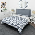 thumbnail image 3 of Designart 'Abstract Retro Geometrical Design I ' Mid-Century Modern Duvet Cover Set, 3 of 4
