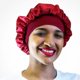 thumbnail image 2 of RENACLIPY Gorro Para De Tela Satén Rojo Con Ancha Para El, 2 of 8